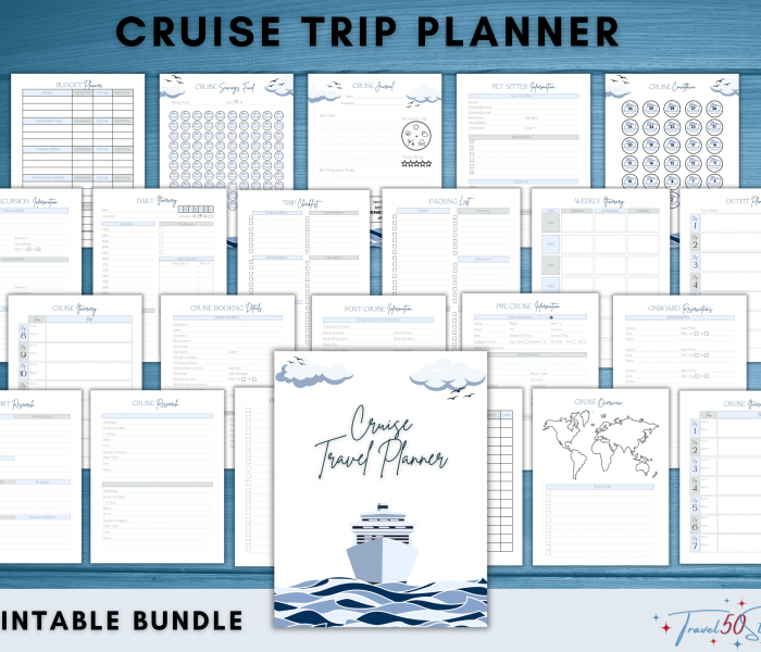 Cruise Trip Planner Printable Bundle